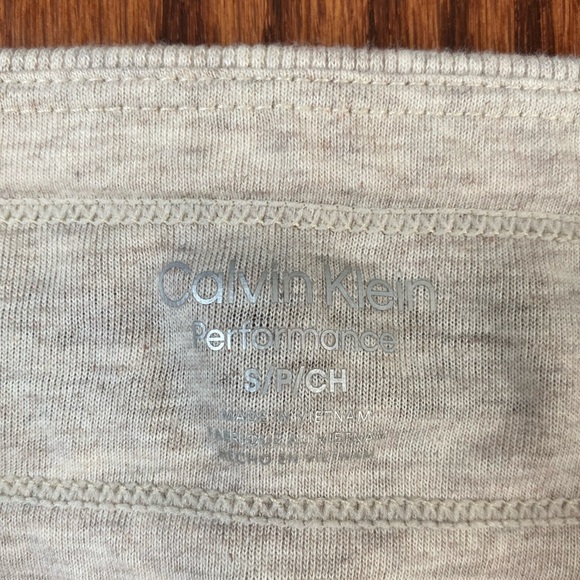 NEW Calvin Klein Women’s Sweatshirt and Sweatpants Set, Greyish/ Sand, Size S - Picture 7 of 8